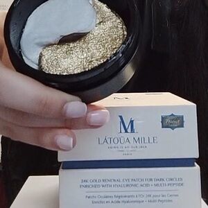 Latoua Mille 24K Gold Renewal Eye Patch for Dark Circles Enriched with Hyaluroni